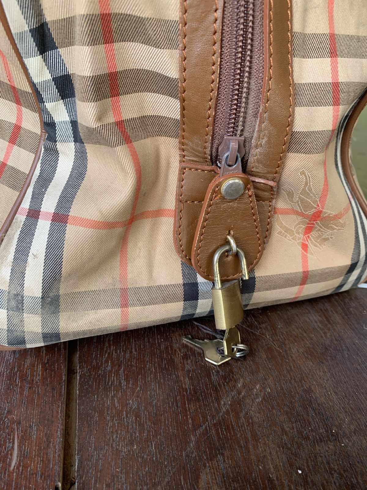 Burberry Vintage Burberry nova check travel bag Size ONE SIZE - 3 Thumbnail