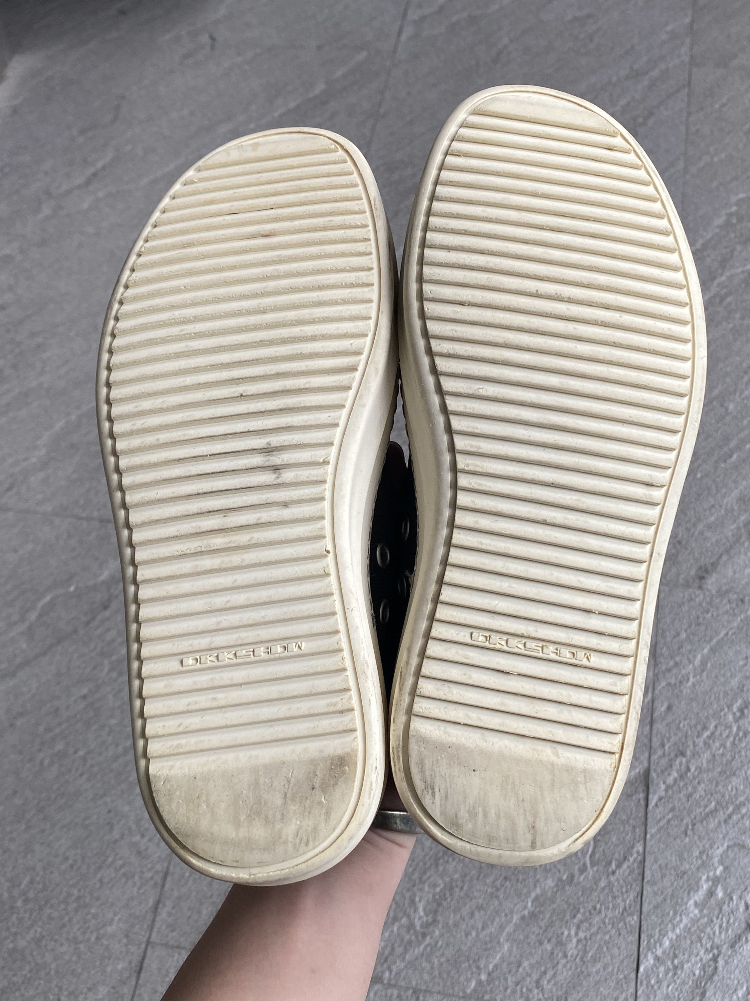 Rick Owens Drkshdw *Smallest size* Rick Owens DRKSHDW Low Ramones Black Canvas Size US 5 / IT 35 - 13 Thumbnail