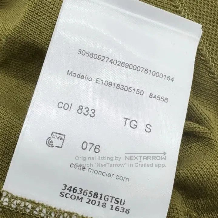 Moncler Moncler Solid Collar Short. Size US S / EU 44-46 / 1 - 5 Thumbnail