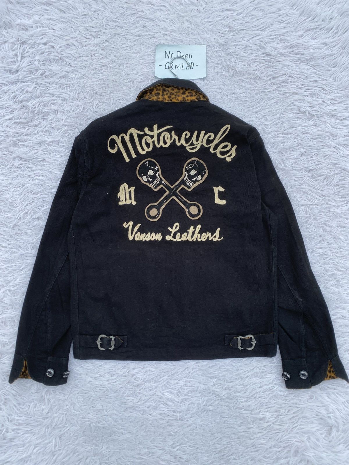 Japanese Brand Rare Vintage 90s Vanson Leather Cotton Jacket Size US M / EU 48-50 / 2 - 1 Thumbnail
