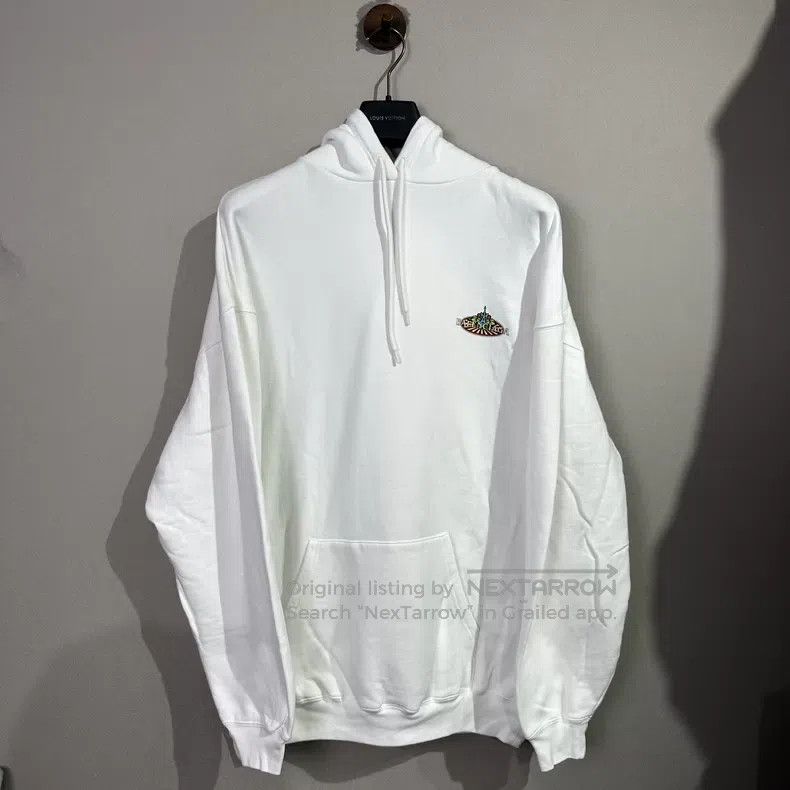 Balenciaga Balenciaga Eiffel Tower Small Logo White Hoodie Size US S / EU 44-46 / 1 - 1 Thumbnail