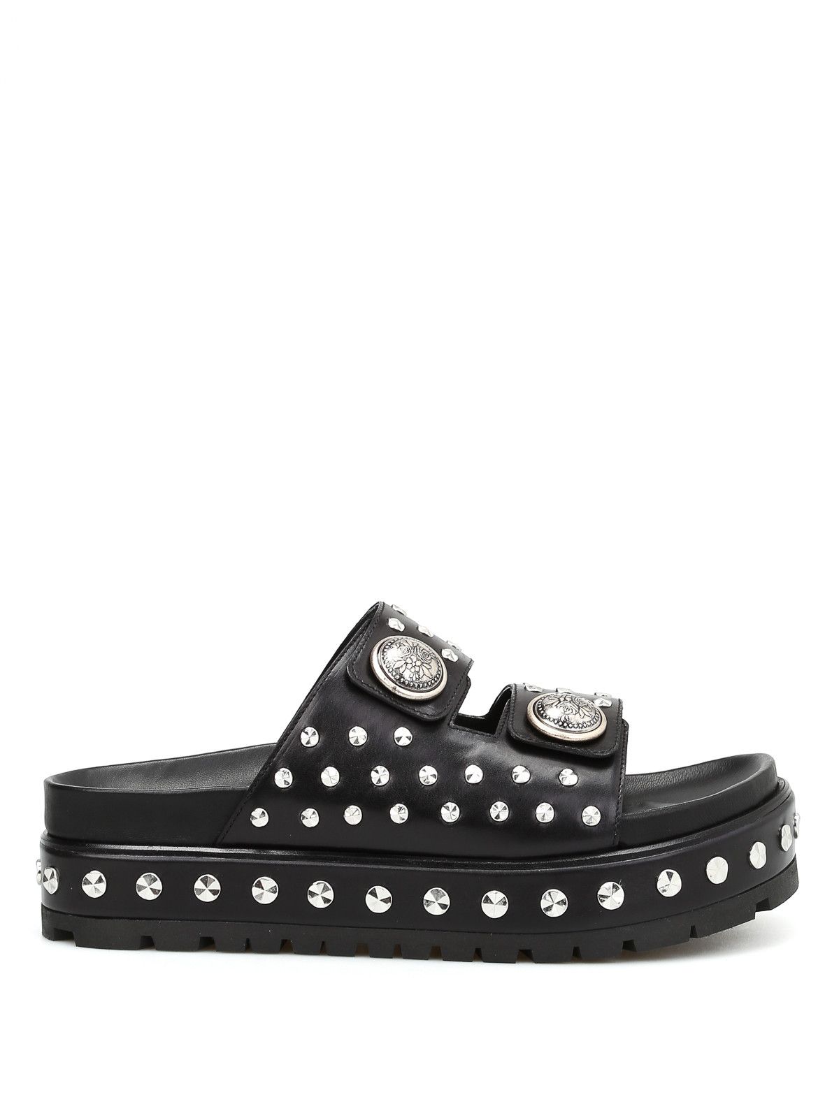Alexander McQueen o1y0225 Slides in Black Size US 8.5 / IT 38.5 - 1 Thumbnail