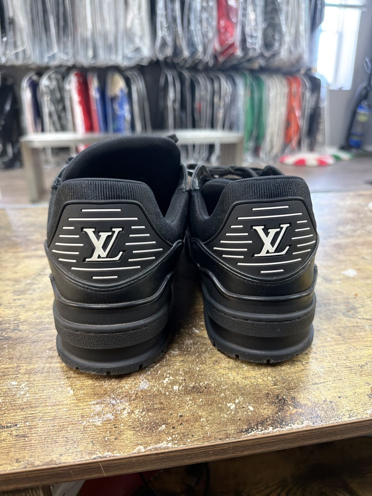 Louis Vuitton Louis Vuitton LV Trainer black Size US 12 / EU 45 - 3 Thumbnail