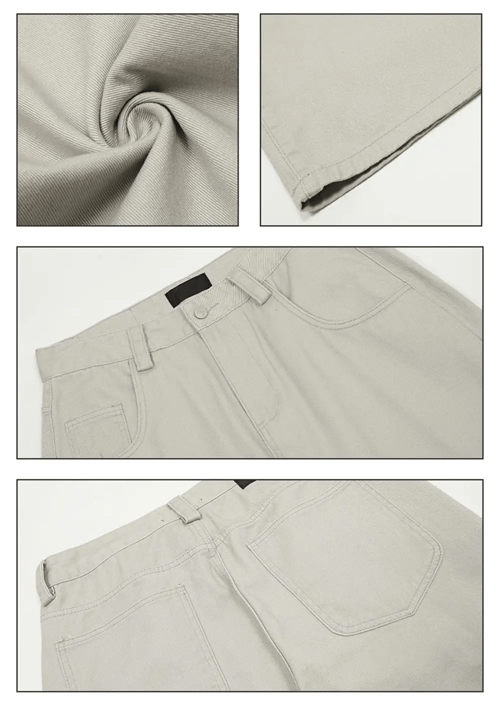 Japanese Brand × Vintage Vintage street hip-hop distressed baggy gray jeans Size US 28 / EU 44 - 5 Thumbnail