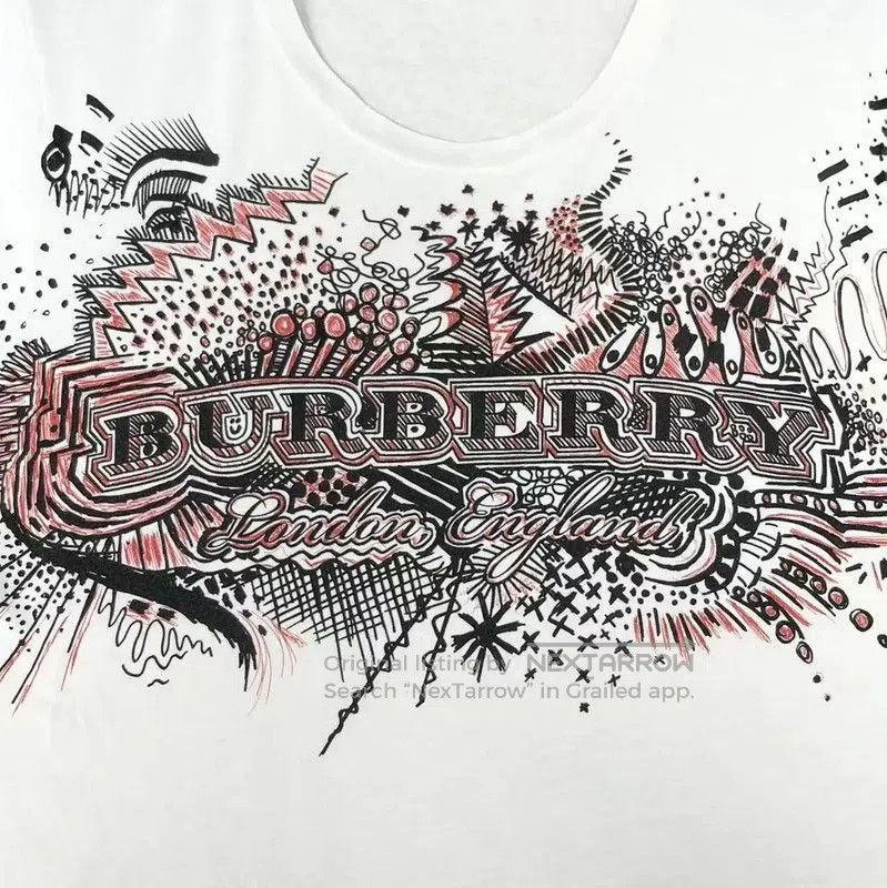 Burberry Burberry Graphic Logo White Cotton T. Size US M / EU 48-50 / 2 - 3 Thumbnail