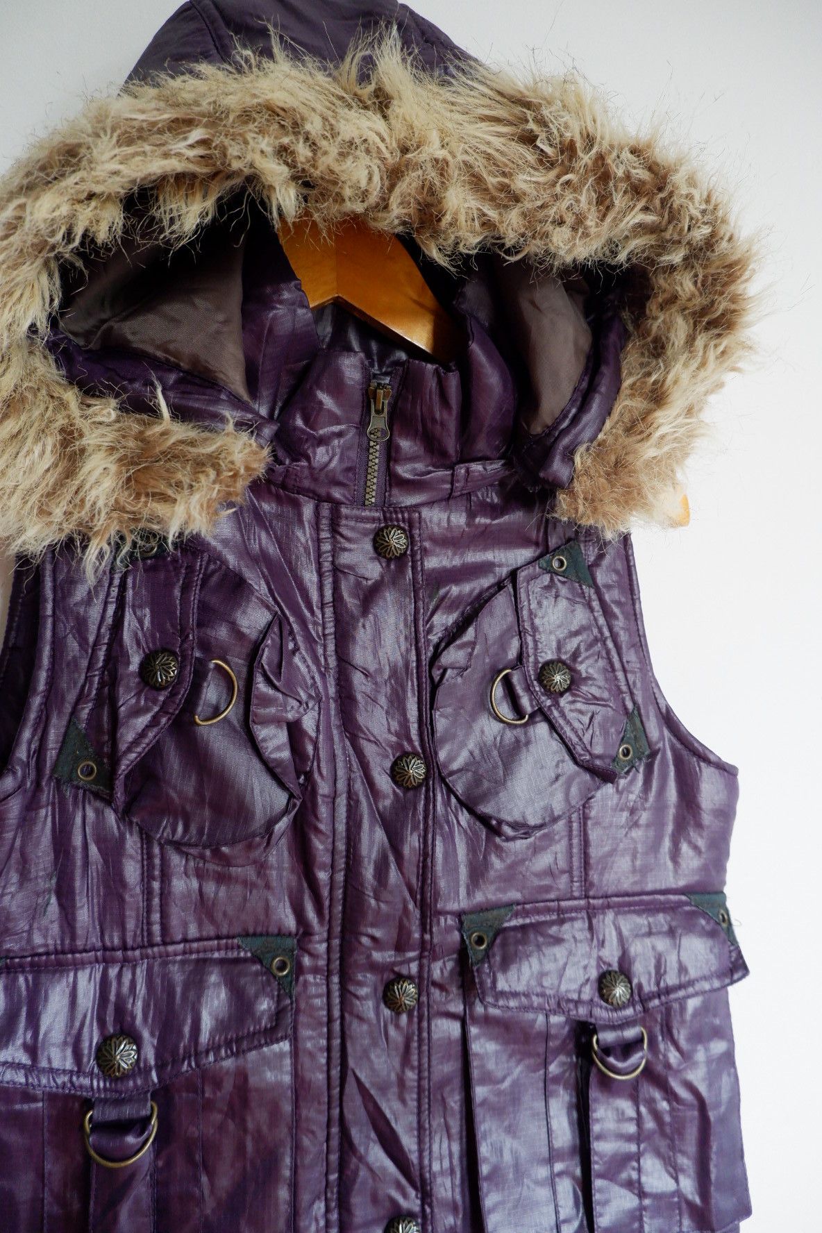 Hysteric Glamour Fur Hoodie Lakish Girl Vest Jacket Size M / US 6-8 / IT 42-44 - 3 Thumbnail