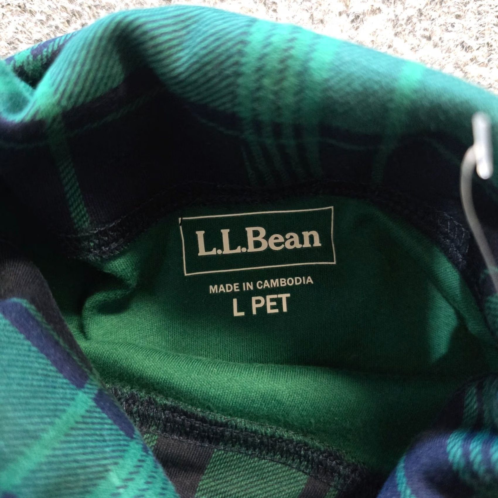 Vintage LL Bean Top Womens Large Petite Green Plaid Tartan Blackwatch Turtleneck Casual Size L / US 10 / IT 46 - 4 Thumbnail