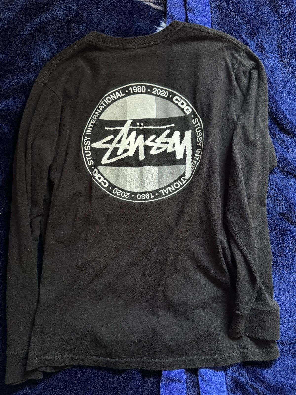 Comme des Garcons × Stussy Stussy CDG Long Sleeve Tee Size US M / EU 48-50 / 2 - 3 Thumbnail