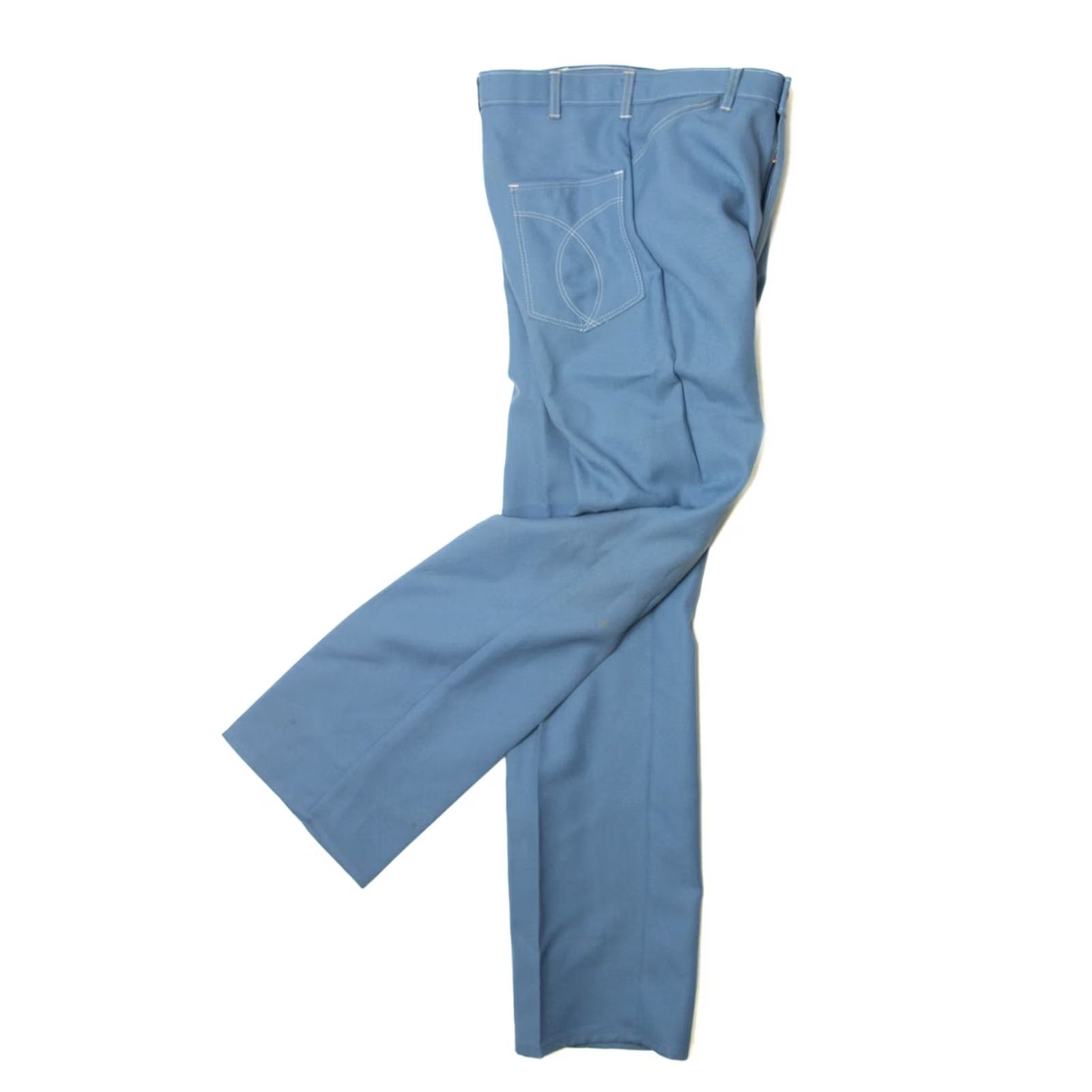 Vintage VINTAGE Pants Light Blue Medium Regular Size US 31 - 3 Thumbnail