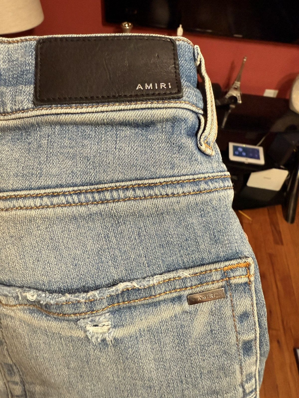 Amiri Amiri Mx1 Clay Indigo Jeans Size 30 Size US 30 / EU 46 - 9 Thumbnail