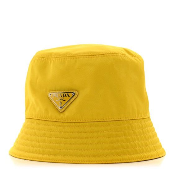 Prada Prada Nylon Bucket Hat Yellow Brand New Size Medium Size ONE SIZE - 10 Thumbnail