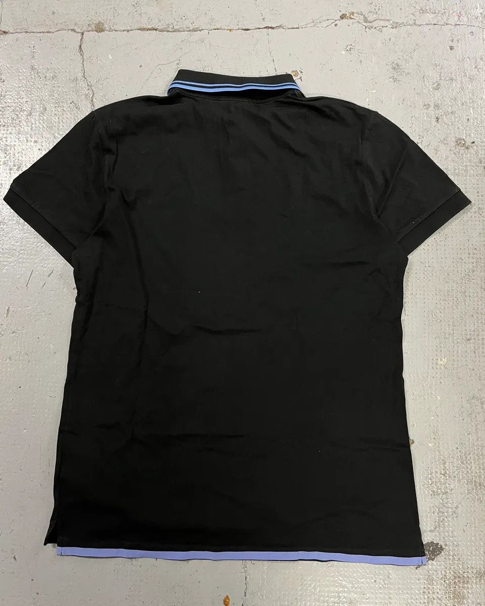Prada SS2018 Prada Blue Contrast Trim Black Polo Size S / US 4 / IT 40 - 8 Thumbnail