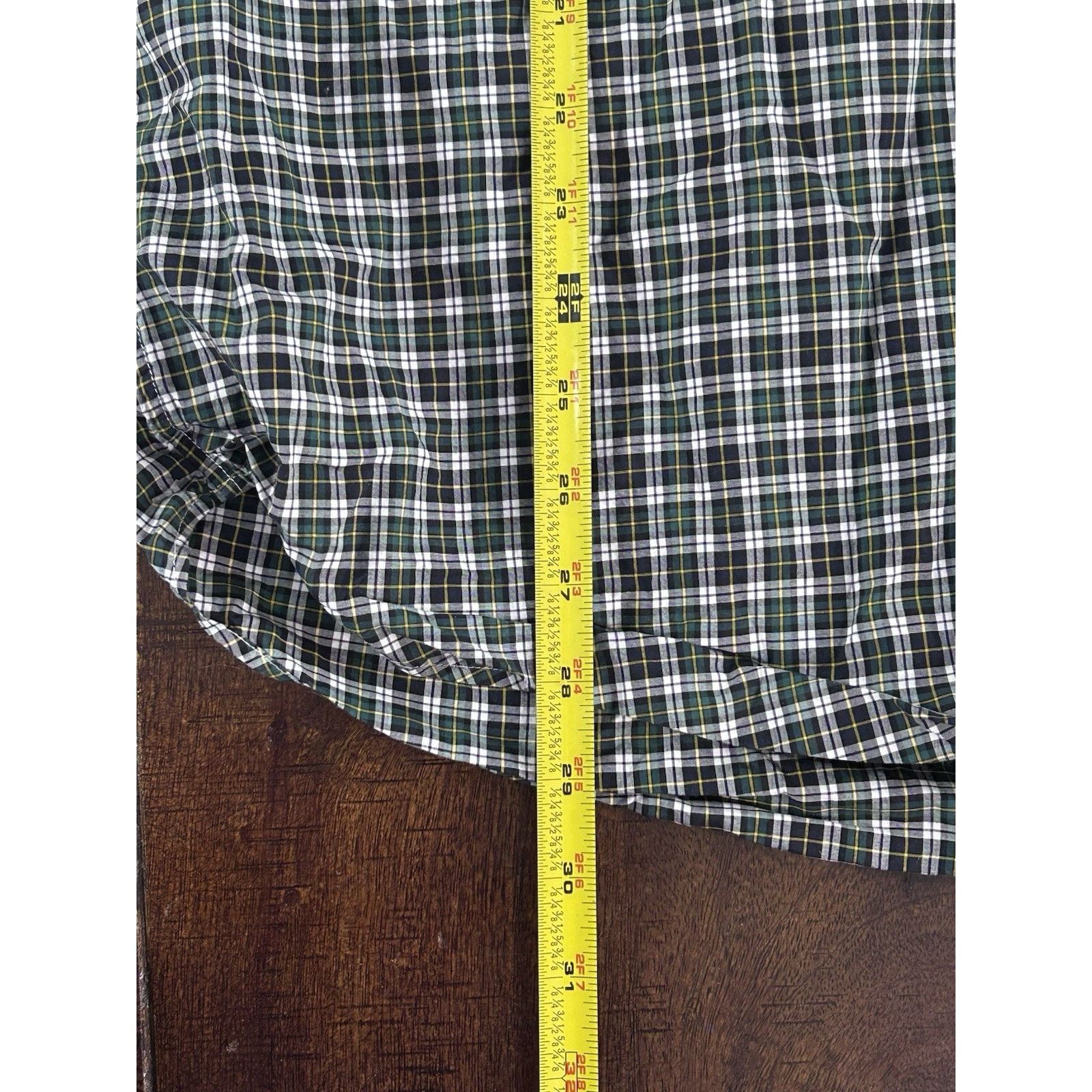 Ralph Lauren ralph lauren classic fit button shirt Lrge Green Black Plaid Size US L / EU 52-54 / 3 - 6 Thumbnail