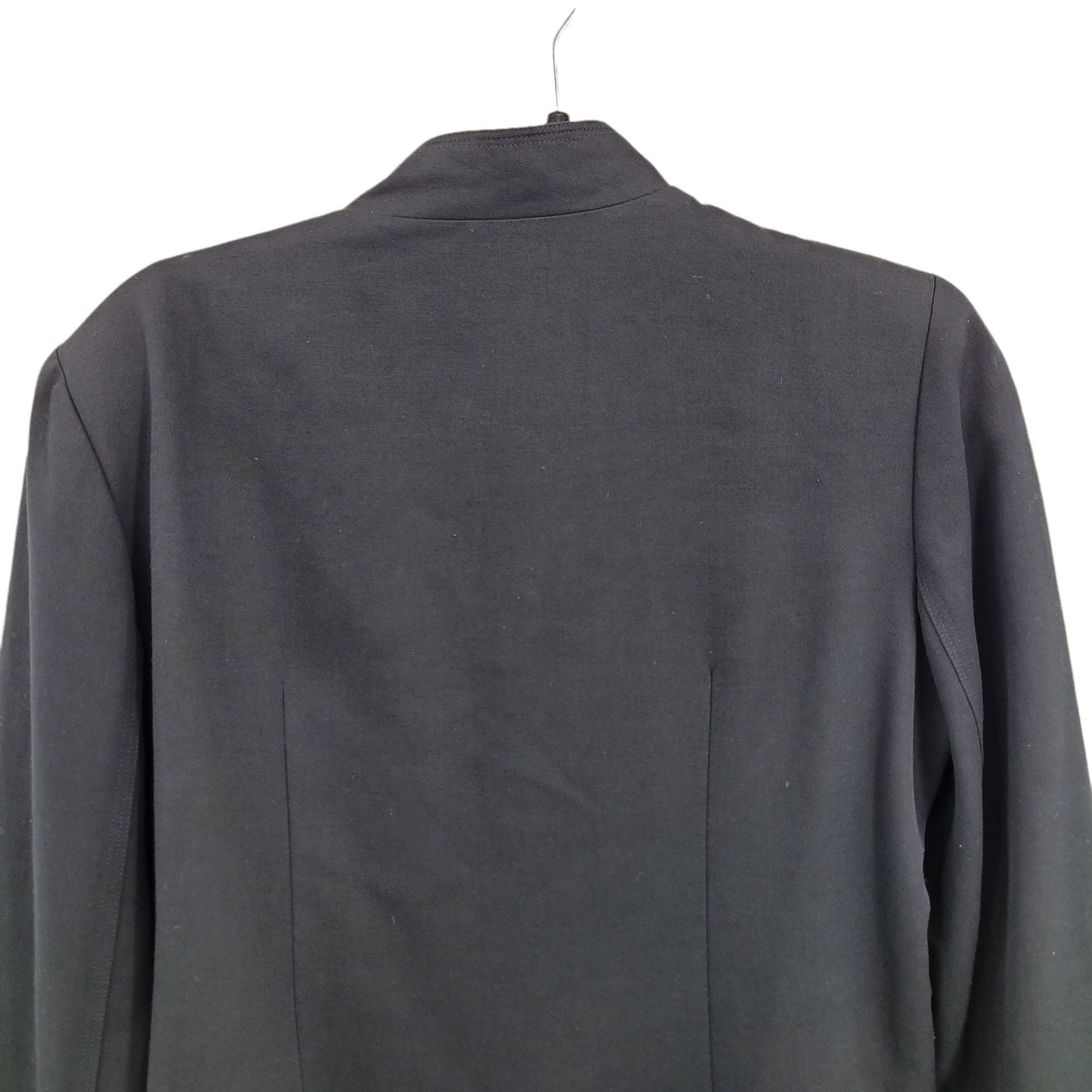 Vintage Vtg 80's Carole Little Blazer Sz S Black Military Warcore St Size S / US 4 / IT 40 - 7 Thumbnail