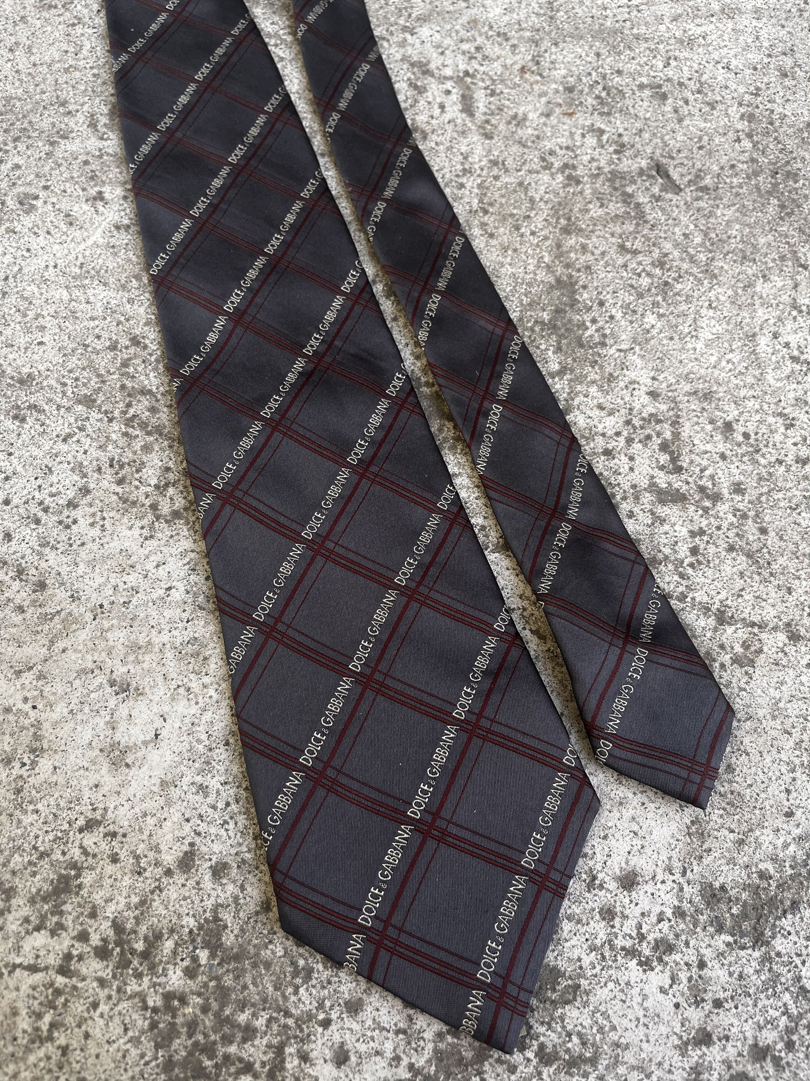 Dolce & Gabbana Dolce & Gabbana Vintage Multilogo Silk Tie Size ONE SIZE - 1 Thumbnail