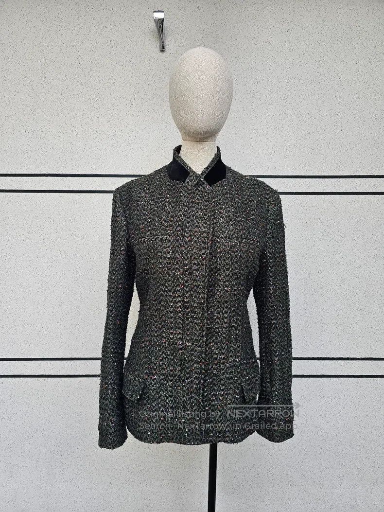 Haider Ackermann Haider Ackermann Tweed Jacket Size XS / US 0-2 / IT 36-38 - 2 Thumbnail