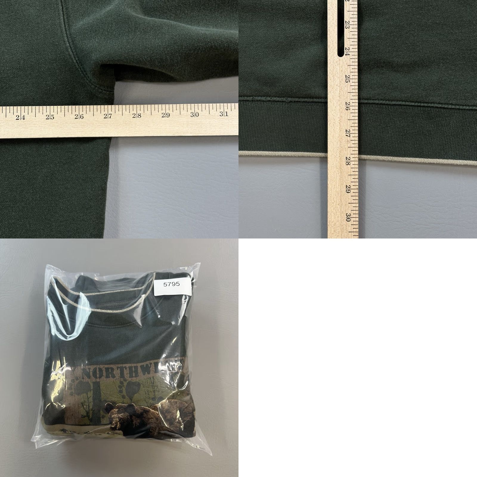 Croft & Barrow VINTAGE Croft & Barrow Sweatshirt Mens XL Green Bear Embroidered Print Pullover Northwest Outfitters Crew Neck Graphic Print Heavyweight Size US XL / EU 56 / 4 - 9 Thumbnail