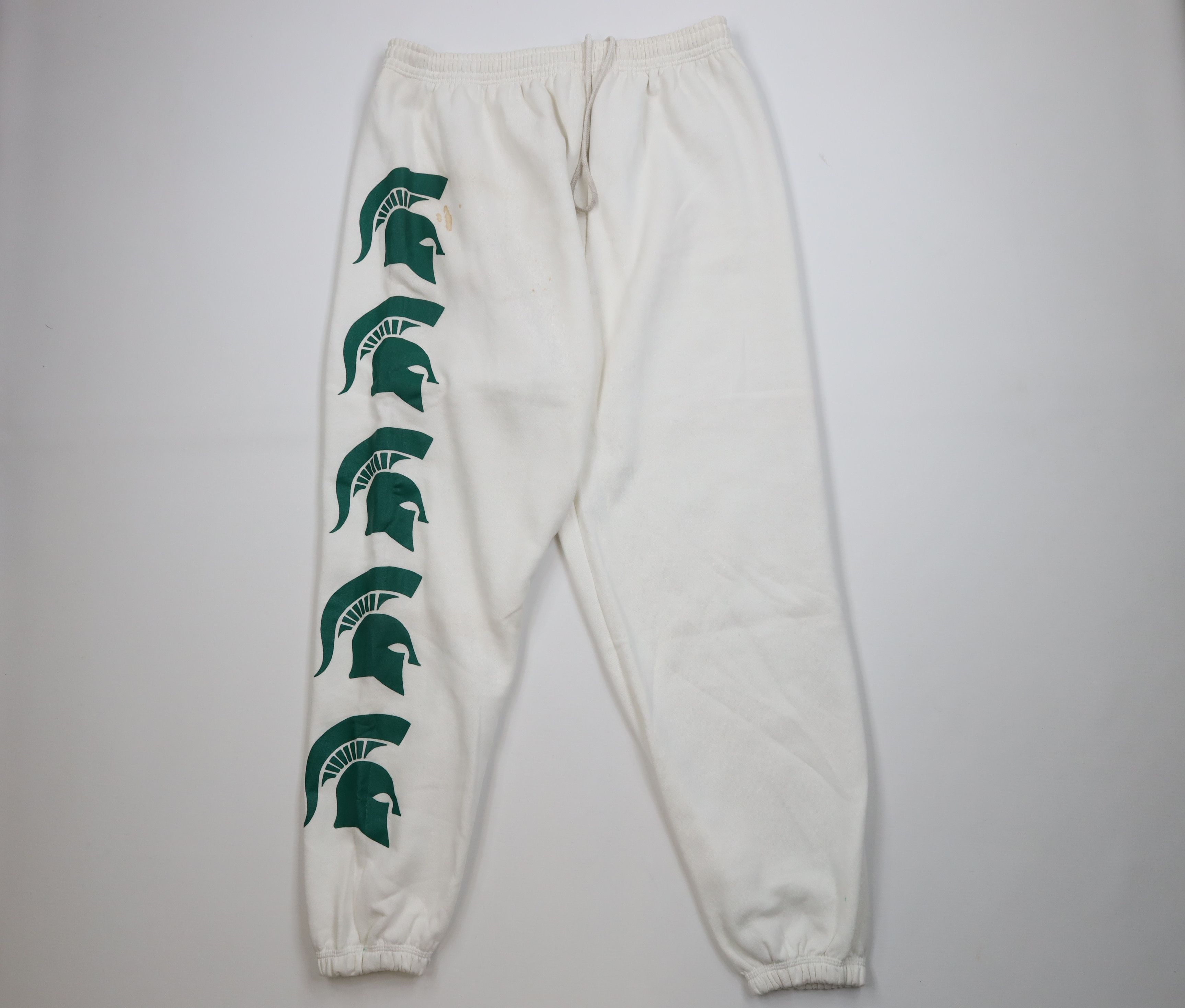 Vintage Vintage 90s Michigan State University Sweatpants Joggers USA Size US 38 / EU 54 - 1 Thumbnail