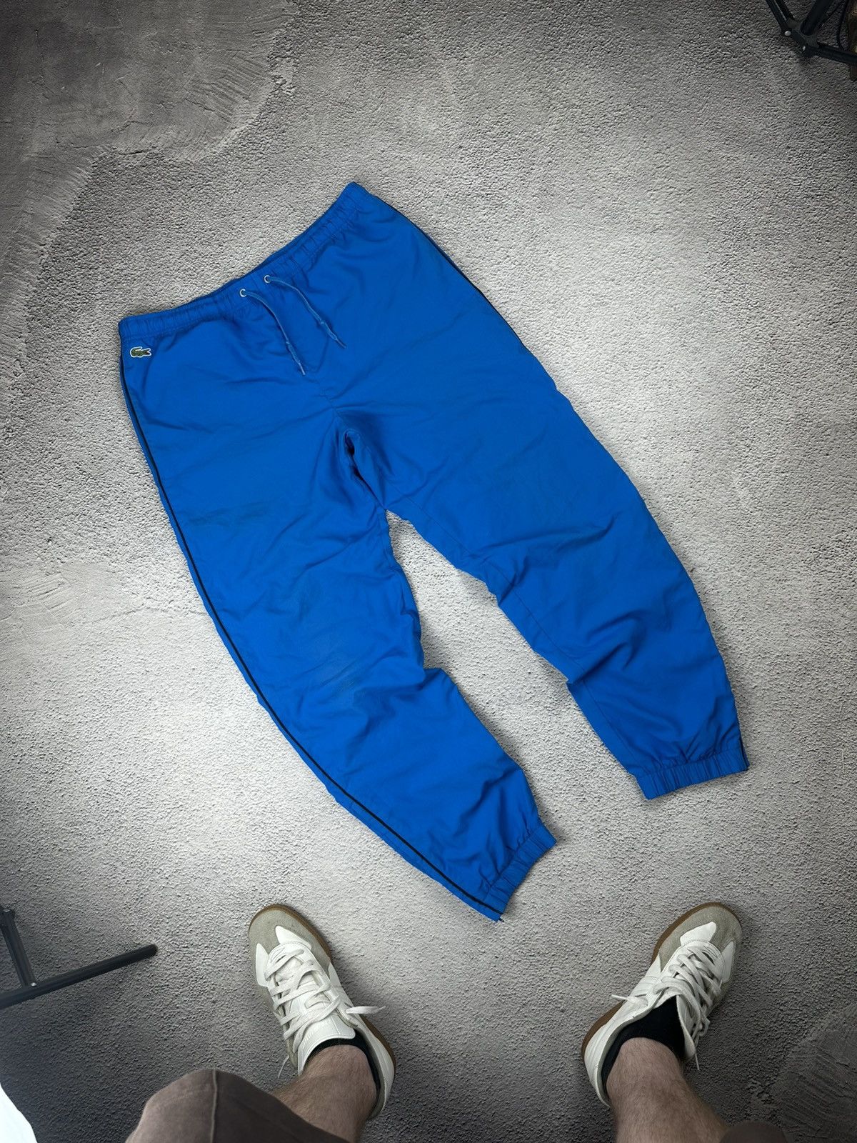 Lacoste Vintage Lacoste Track Pants Nylon Y2K Baggy Drill Style SK8 Size US 34 / EU 50 - 1 Thumbnail