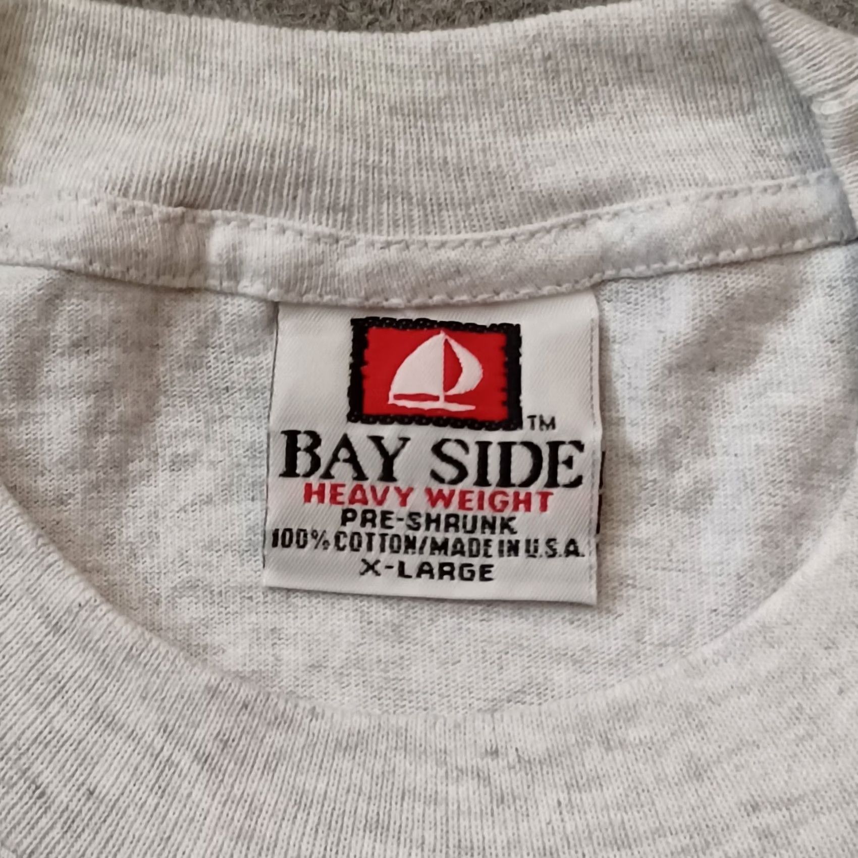 Vintage VINTAGE Bay Side East Zone Championships T Shirt Men Gray XL Long Sleeve USA Sports Logo Crew Neck Size US XL / EU 56 / 4 - 2 Thumbnail