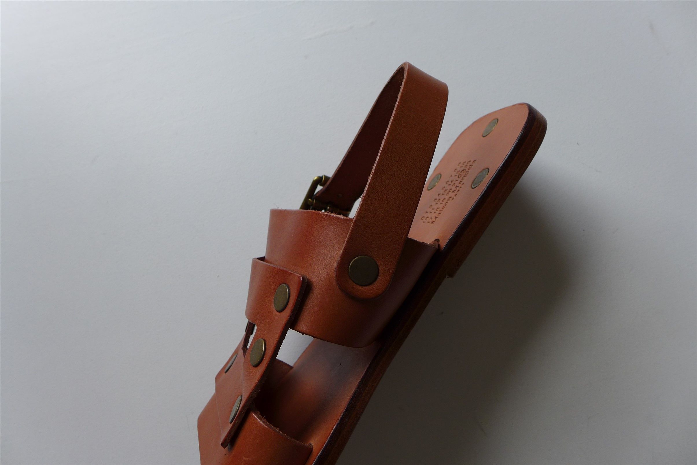 Maison Margiela *Size 39* Margiela Tabi Sandals - Brown Calf Leather Size US 6 / IT 36 - 14 Thumbnail