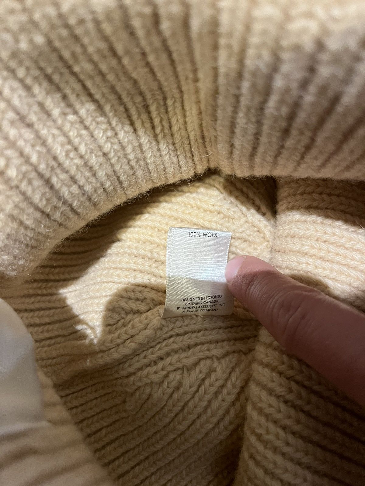 Other Adidem Asterisks Wool Beanie Size ONE SIZE - 3 Thumbnail