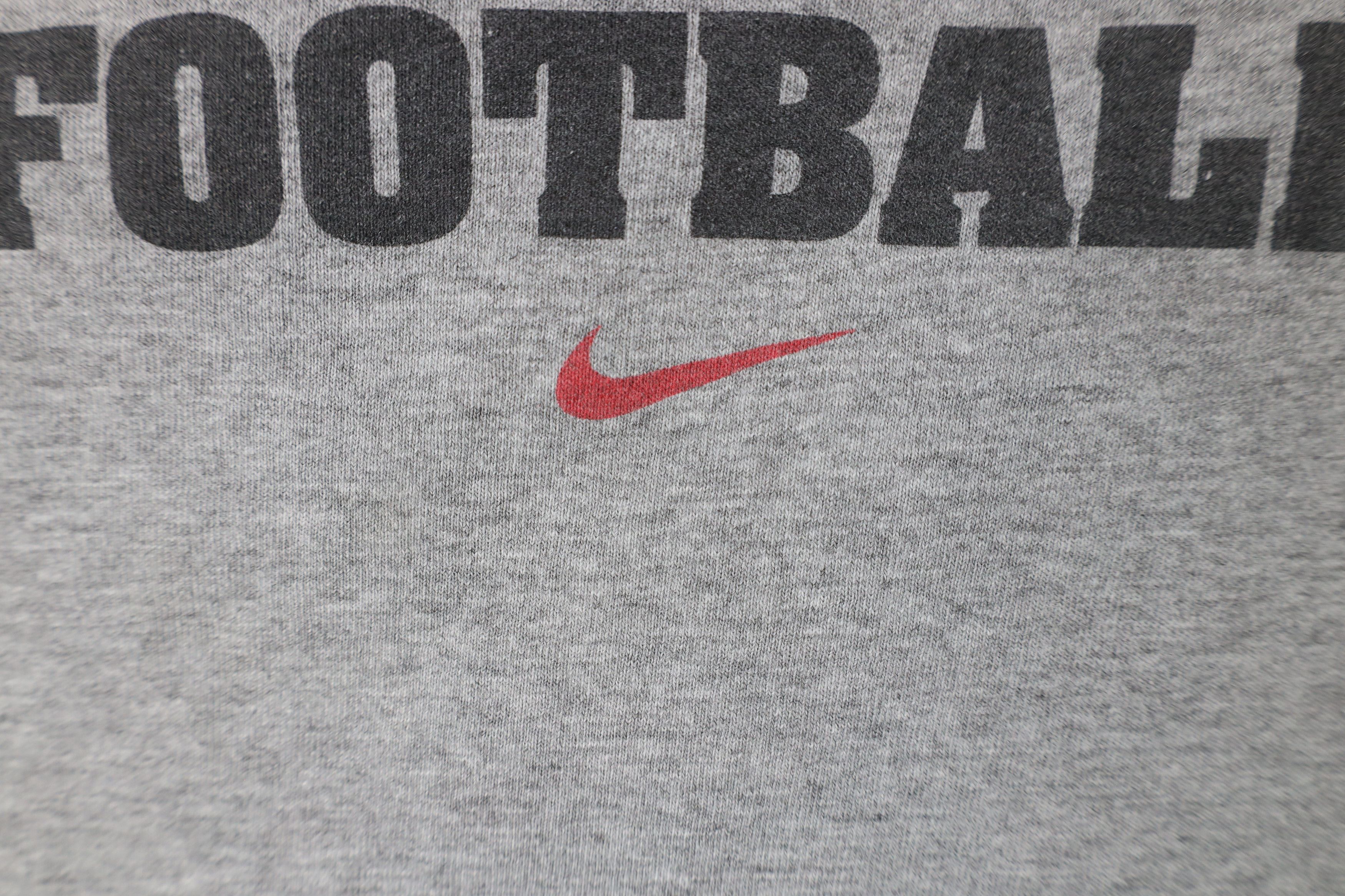 Nike × Vintage Vintage Nike Swoosh Ohio State University Football T-Shirt Size US XL / EU 56 / 4 - 5 Thumbnail