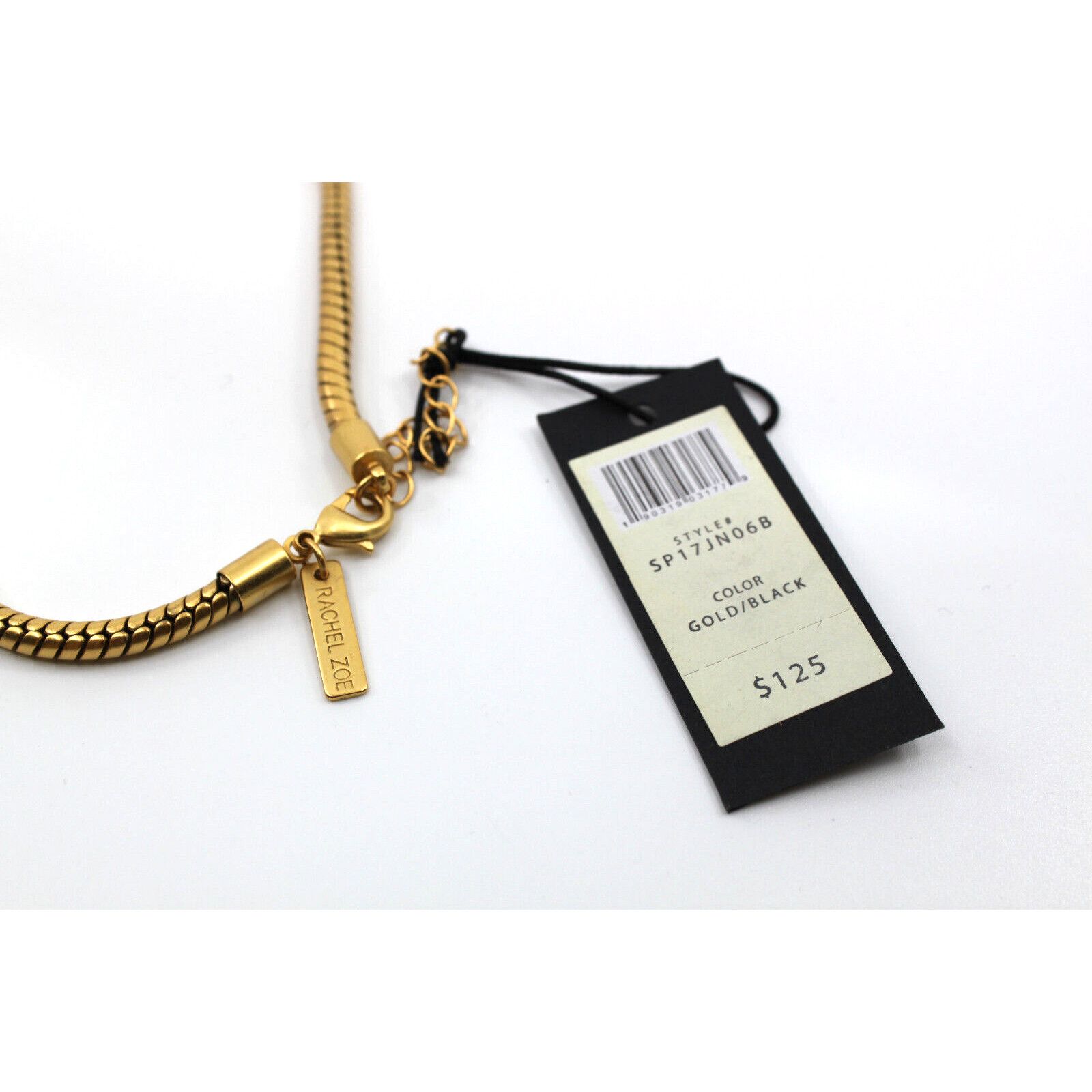 Rachel Zoe New RACHEL ZOE Gracie Gold Tone Black Silk Tassel Necklace Size ONE SIZE - 3 Thumbnail