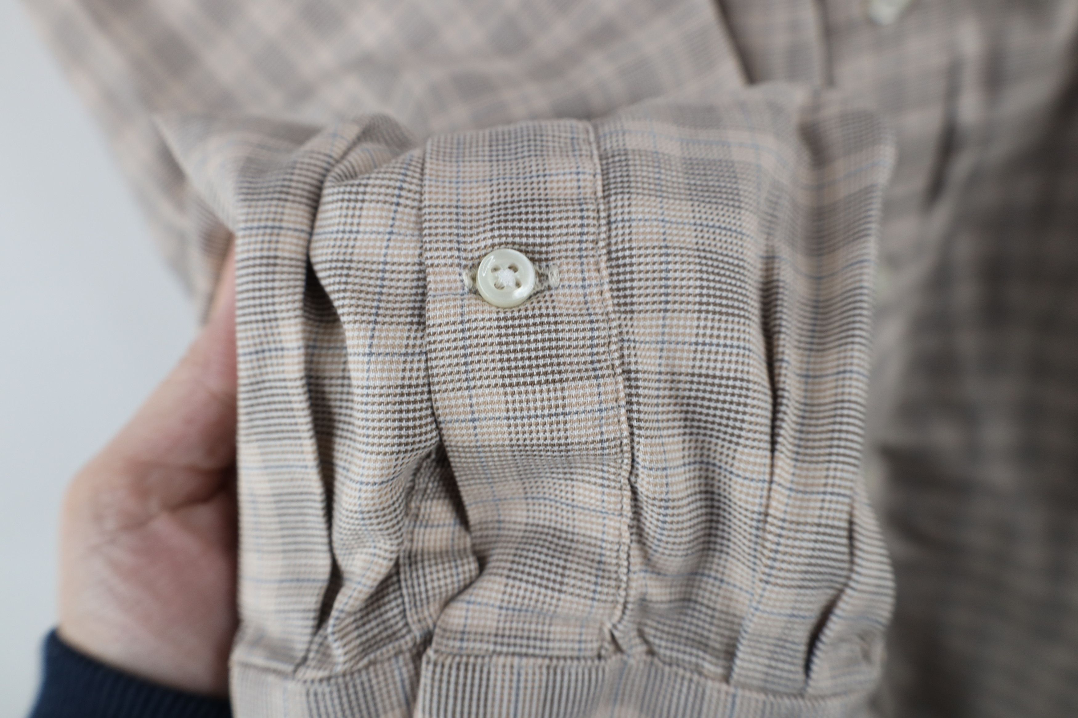 Lands' End × Vintage Vintage 90s Lands End Collared Button Down Shirt Plaid Size US M / EU 48-50 / 2 - 10 Thumbnail