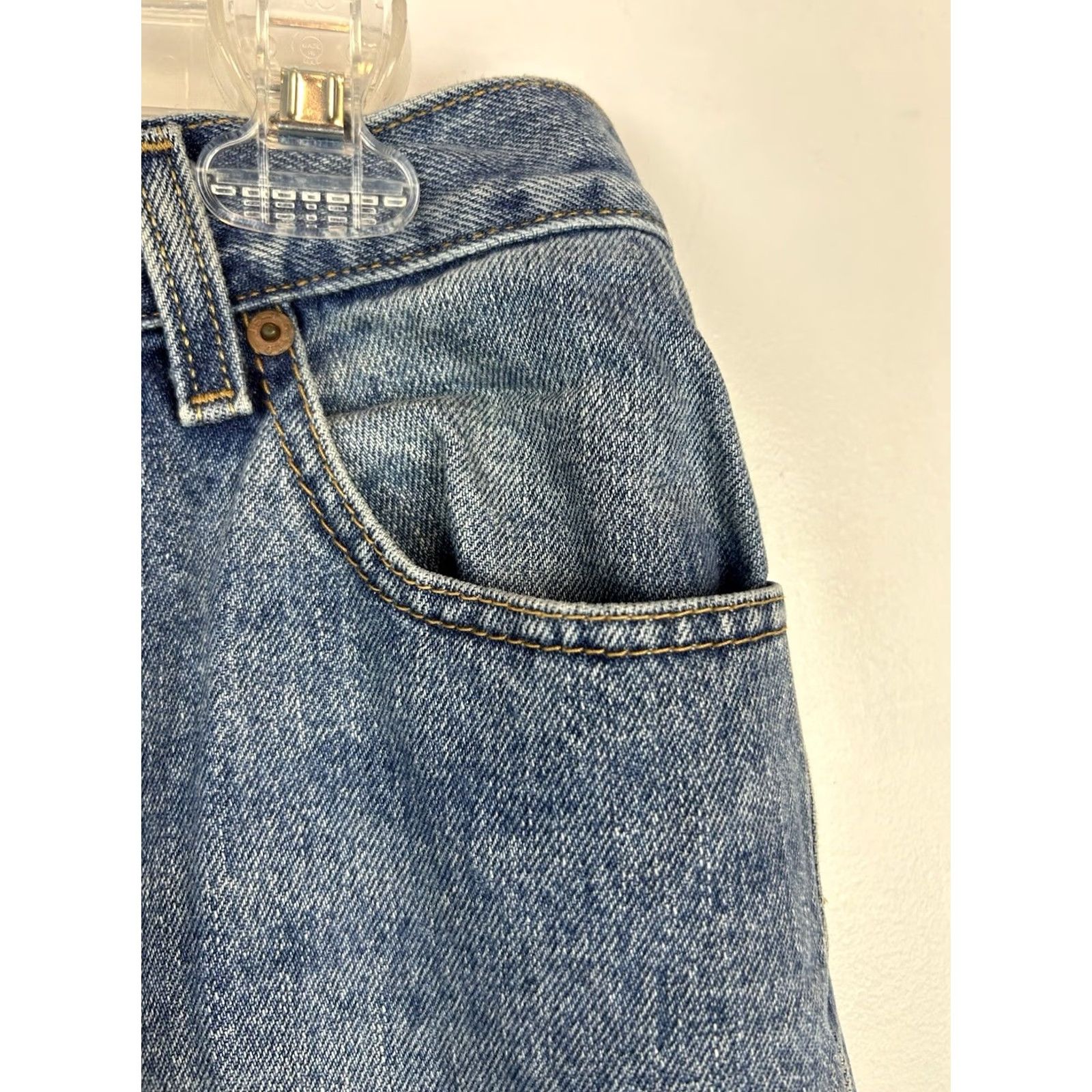 Levi's VINTAGE Levi's 550 Jeans Womens 12 31X30 Blue Relaxed Fit Tapered Denim Y2K Size 34" / US 12 / IT 48 - 7 Thumbnail