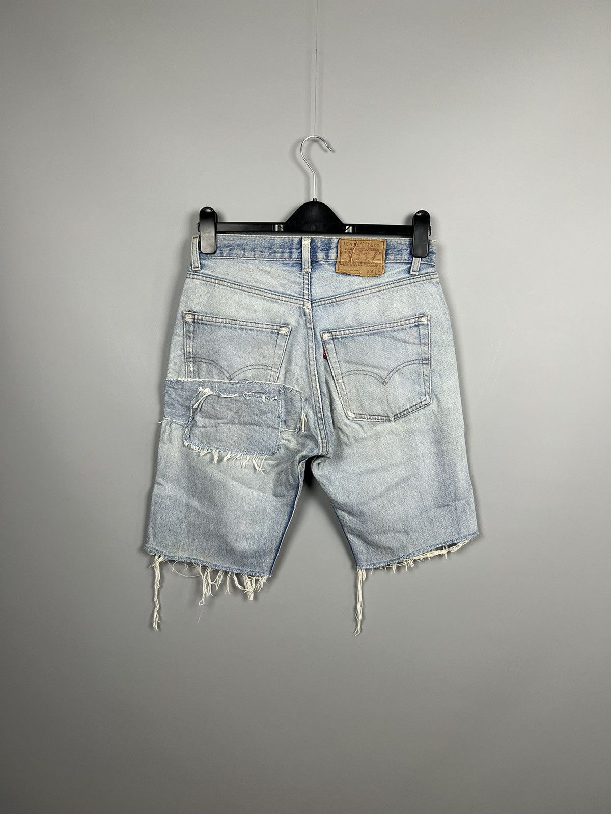 Levi's Vintage patchwork levi's 501 made in France 🇫🇷 denim shorts Size 27" / US 4 / IT 40 - 1 Thumbnail