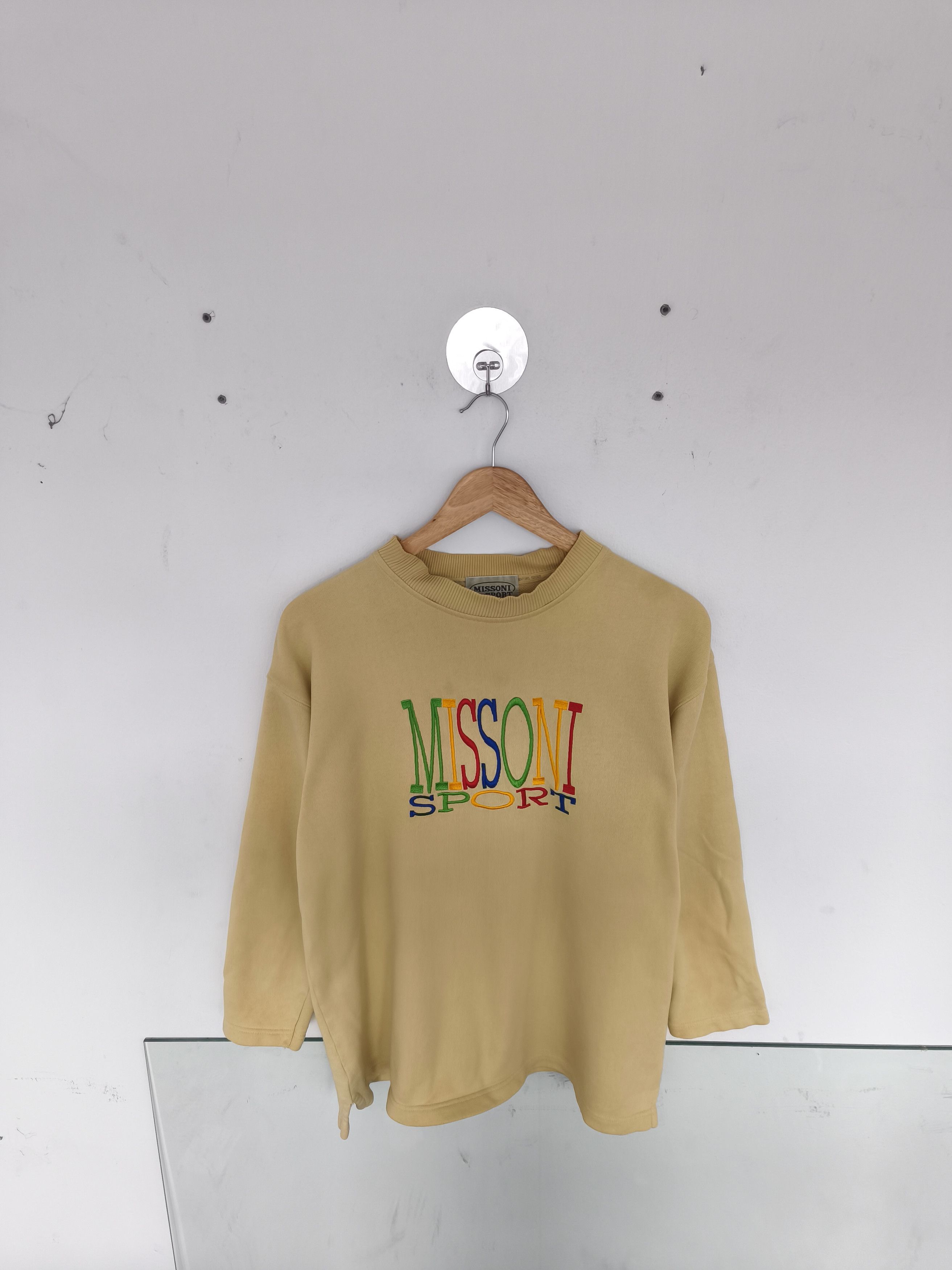 Designer × Missoni Vintage Missoni Sport Embroidery Logo Sweatshirt Size US M / EU 48-50 / 2 - 1 Thumbnail