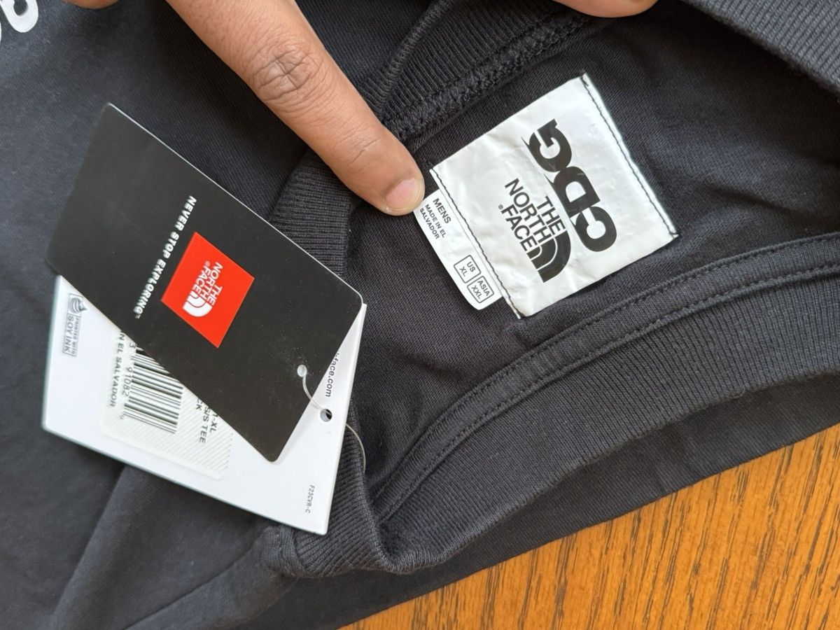 CDG by Comme des Garcons × The North Face CDG The North Face Icon T-Shirt Black Size US XL / EU 56 / 4 - 5 Thumbnail