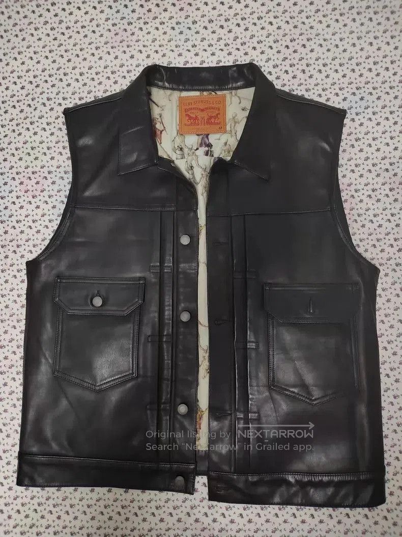 Undercover Levis x undercover Dance of Death leather turned into a ves Size US M / EU 48-50 / 2 - 1 Thumbnail