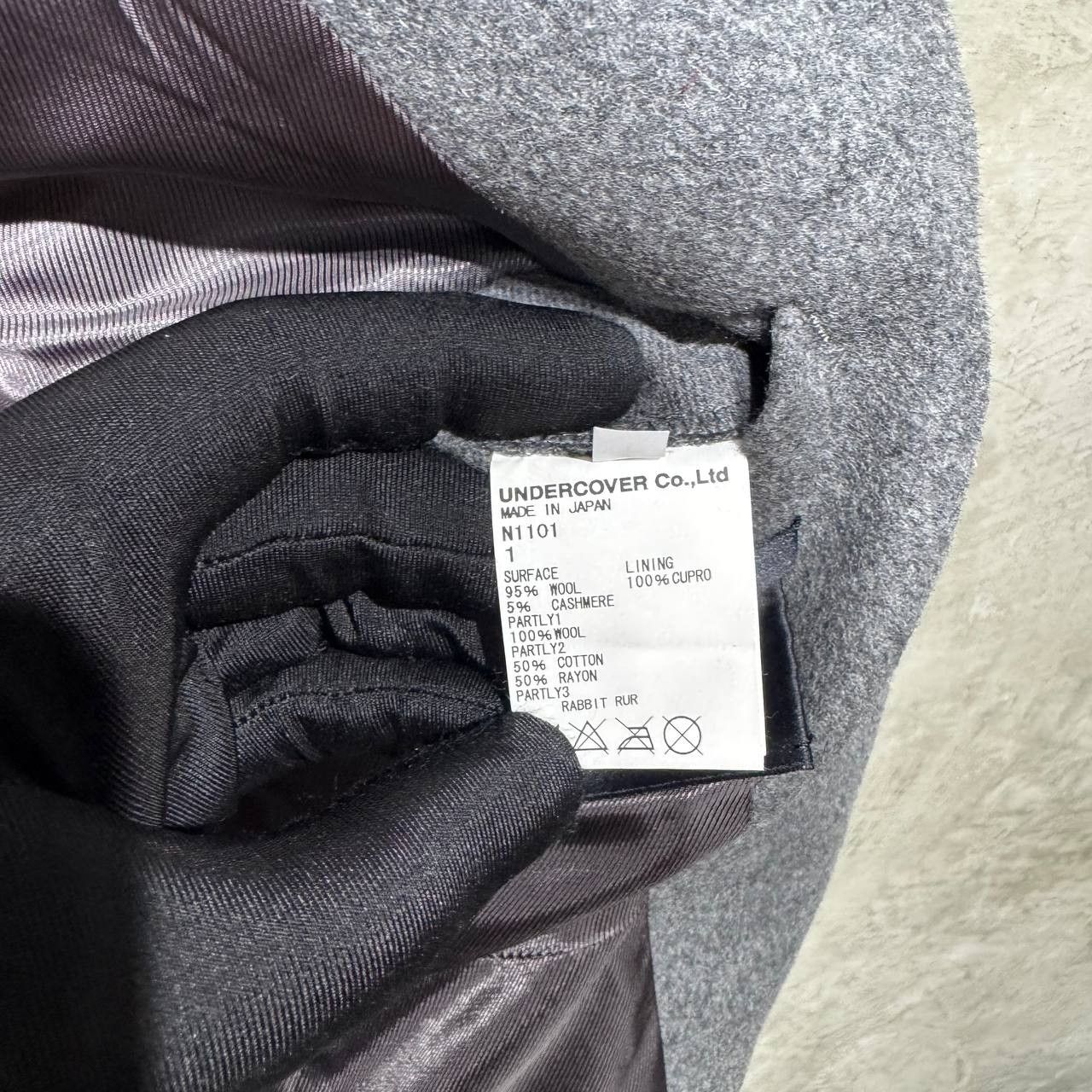 Undercover Undercover Japan Sheer Collar double breasted coat Size XS / US 0-2 / IT 36-38 - 11 Thumbnail