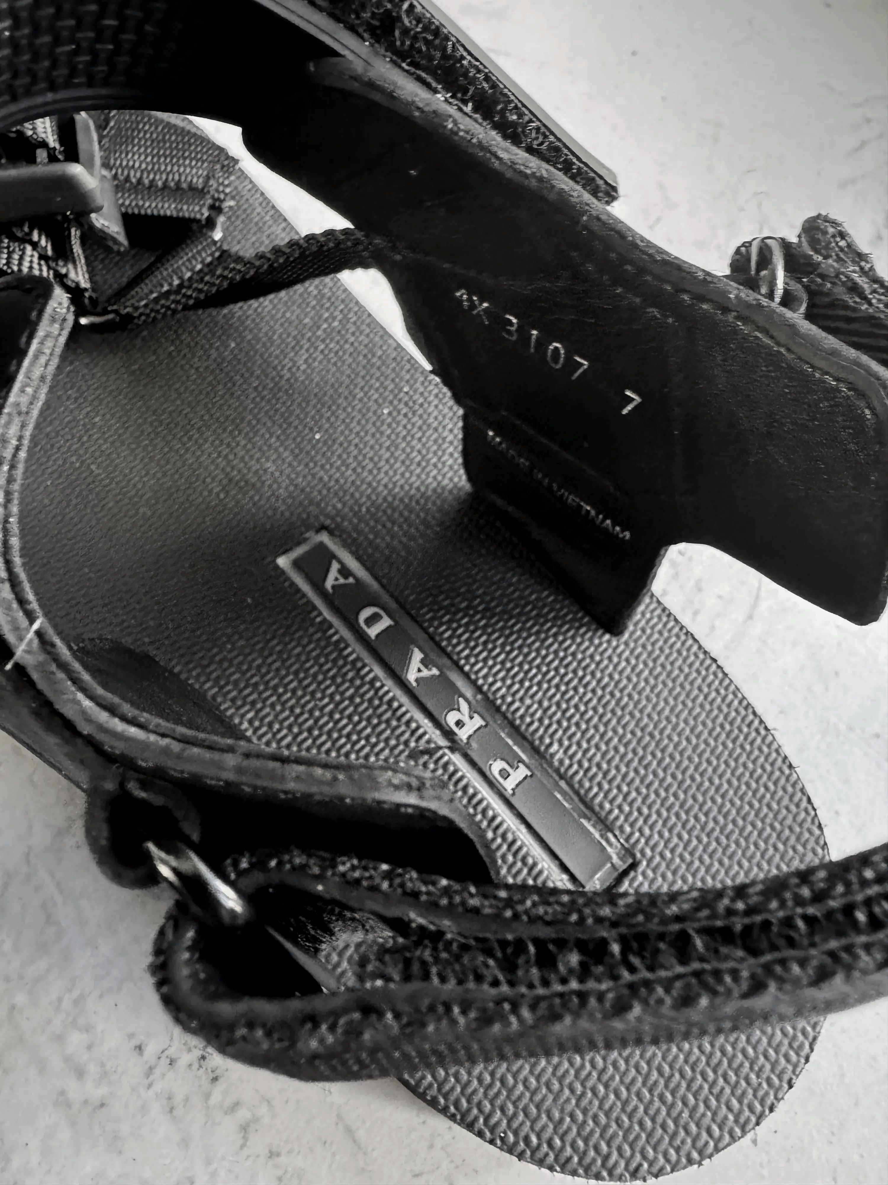 Prada PRADA Black Sandals 4X3107 Size US 8 / EU 41 - 5 Thumbnail
