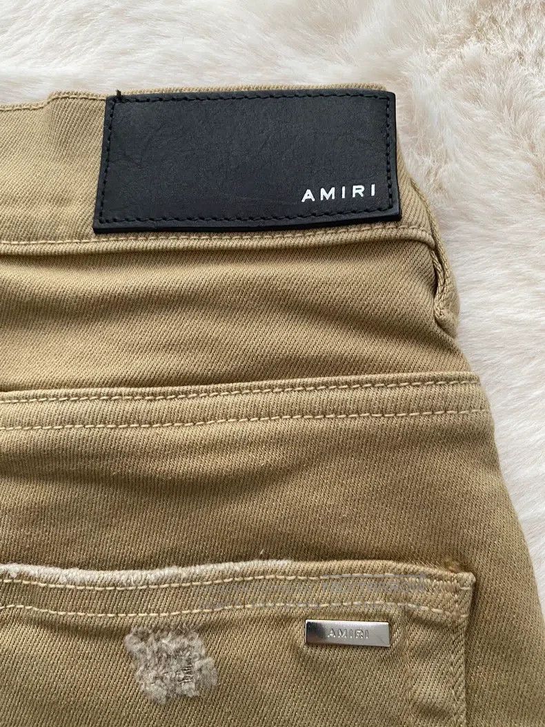 Amiri Amiri Size 30 Khaki patchwork MX1 jeans Size US 30 / EU 46 - 3 Thumbnail