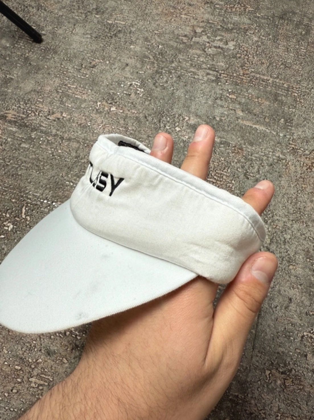 Stussy Vintage Stussy Cap Big Logo White Rare Y2K 90s Japan Style Size ONE SIZE - 7 Thumbnail