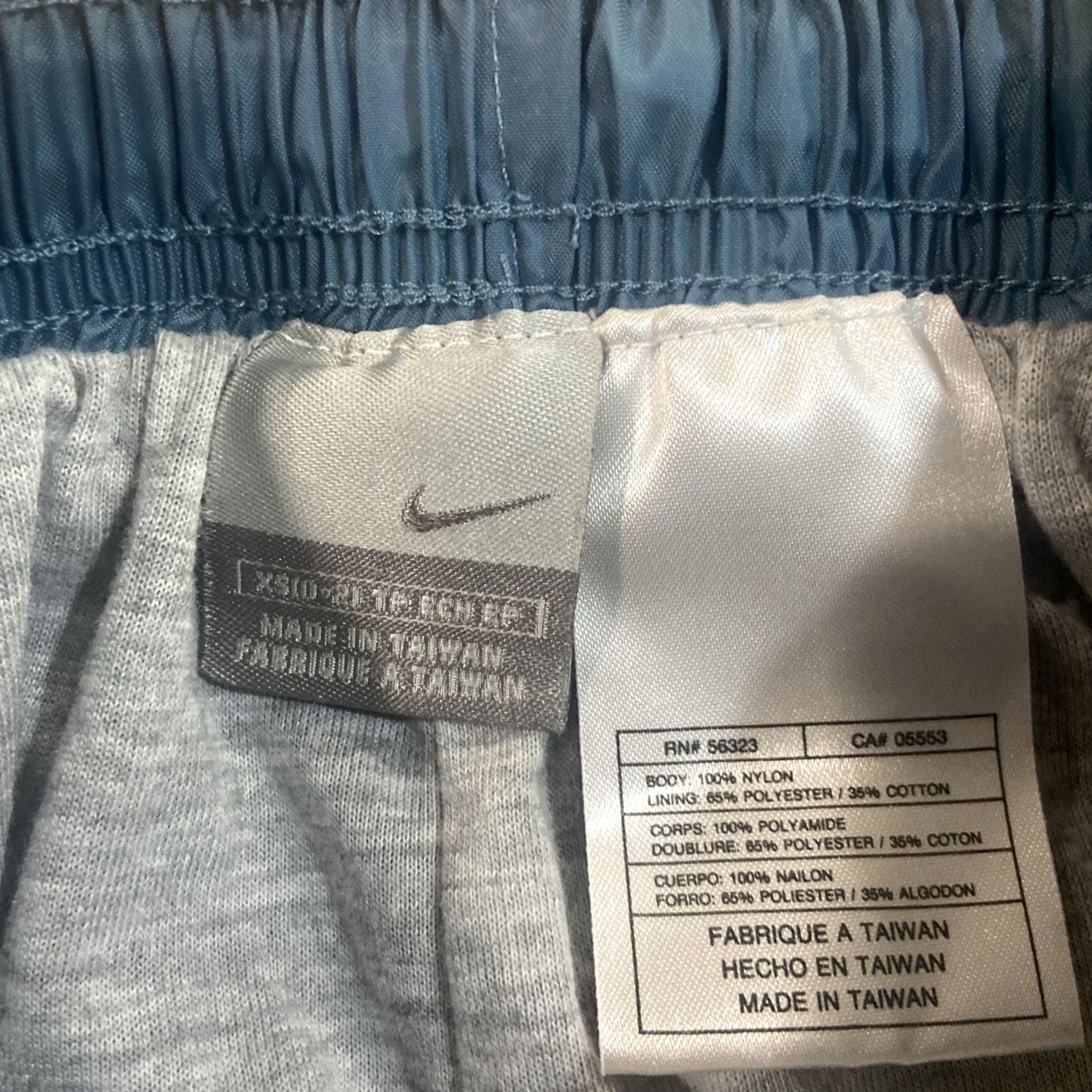 Nike Nike Track Pants Women's XS Blue Logo Flaws Baggy Tapered 28in Lined Activewear Nike Air Size 26" / US 2 / IT 38 - 2 Thumbnail