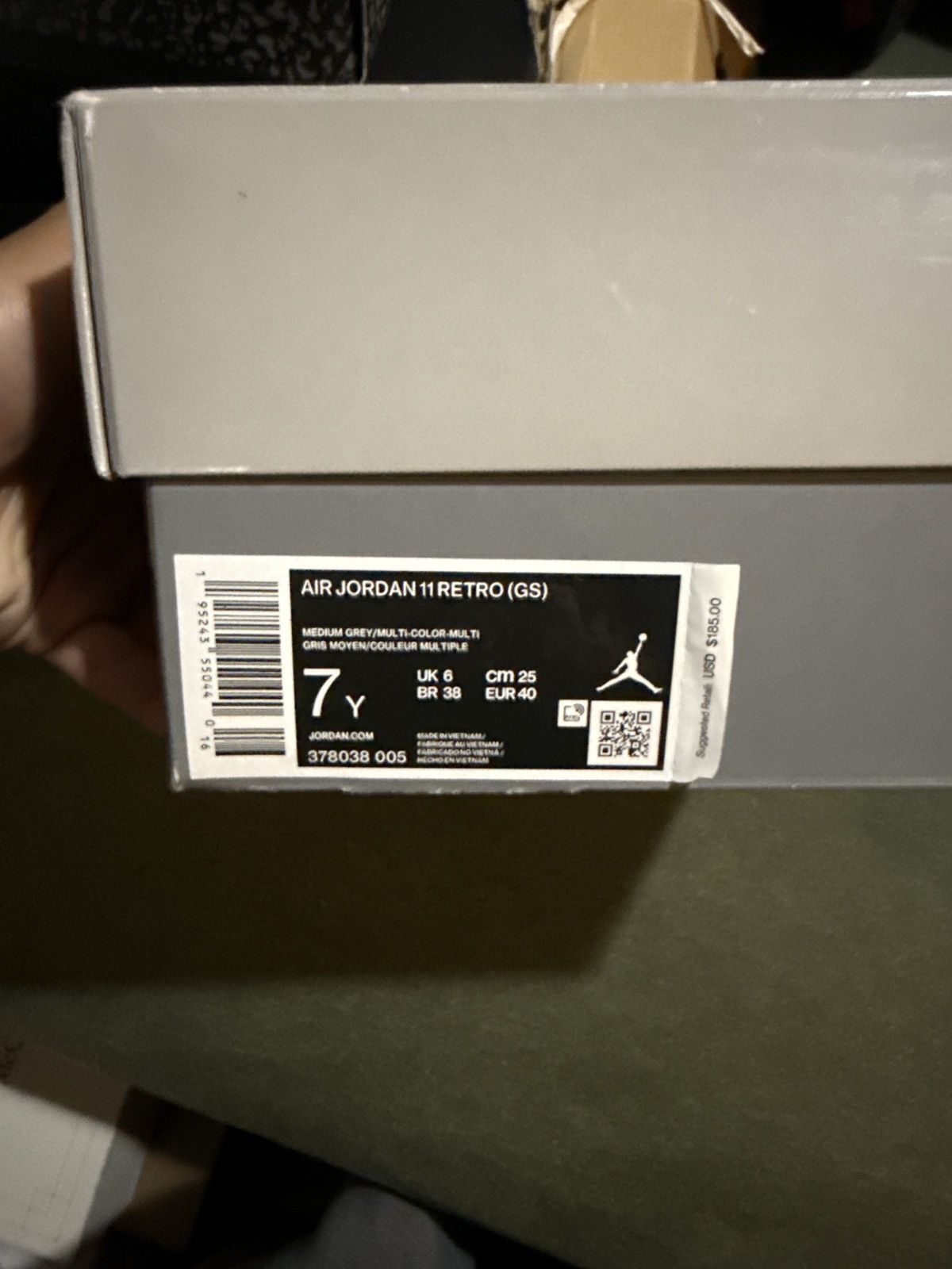 Jordan Brand GS cool grey 11’s Size US 7 / EU 40 - 2 Thumbnail