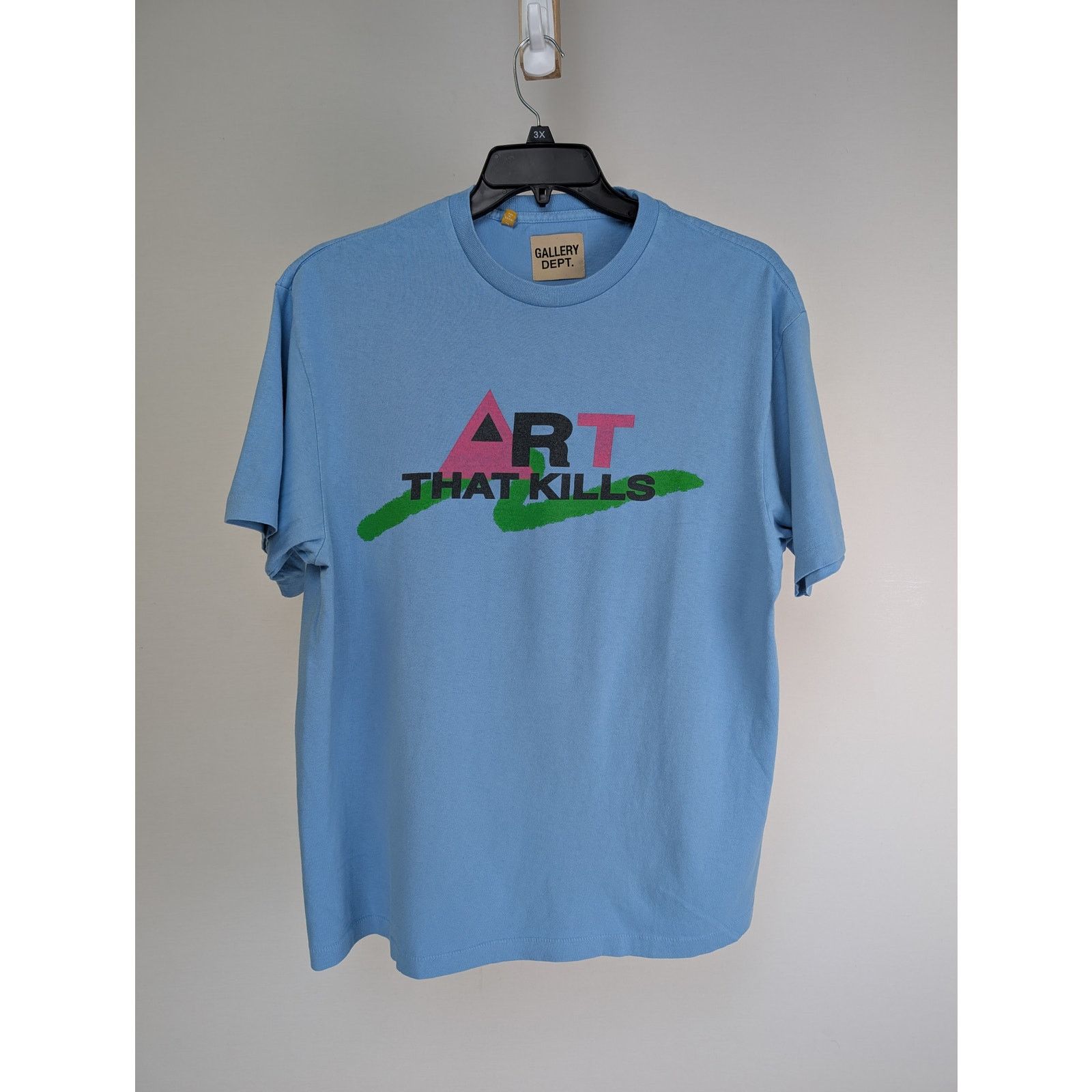 Gallery Dept. o1rshd1 Q:2 / Art that kills T-Shirt in Blue Size US XL / EU 56 / 4 - 1 Thumbnail