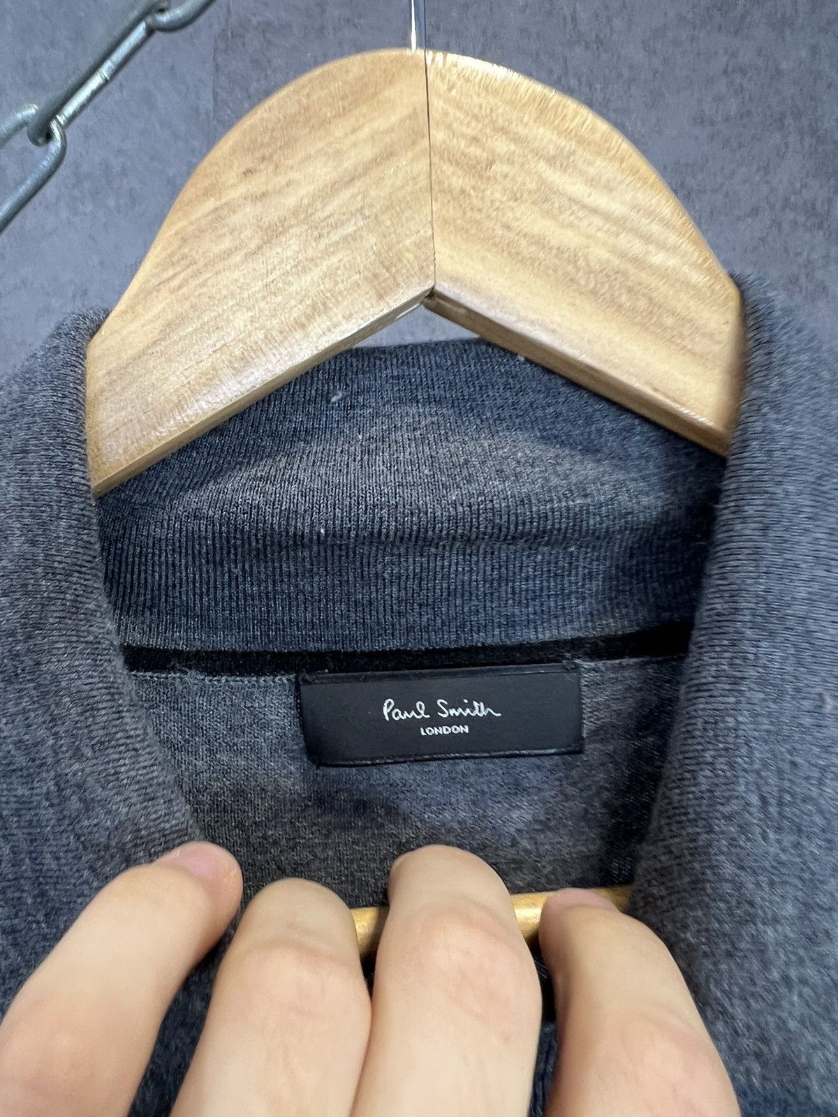 Designer × Paul Smith Paul Smith designer wool polo sweater Size US L / EU 52-54 / 3 - 3 Thumbnail