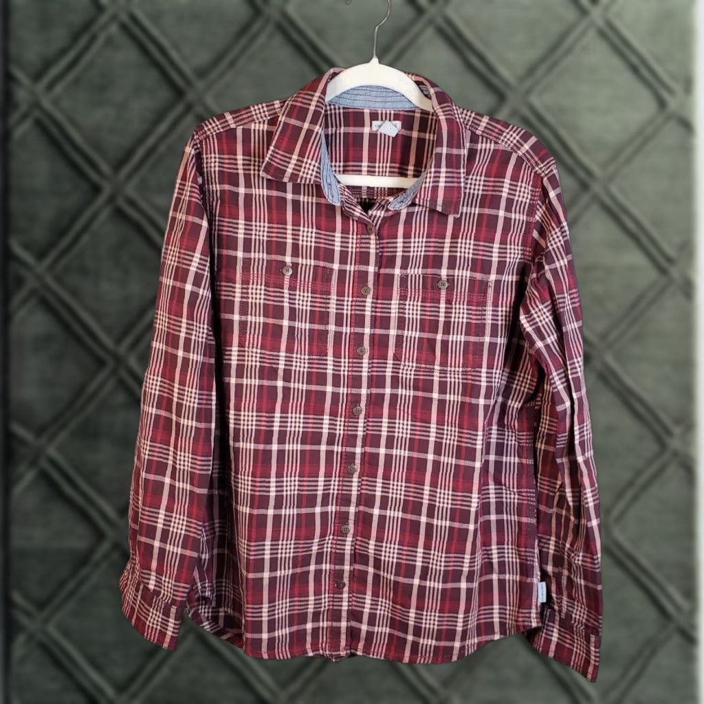 Carhartt Carhartt Shirt Womens Size M Red Plaid Flannel Button-Up Long Sleeve Size M / US 6-8 / IT 42-44 - 1 Thumbnail