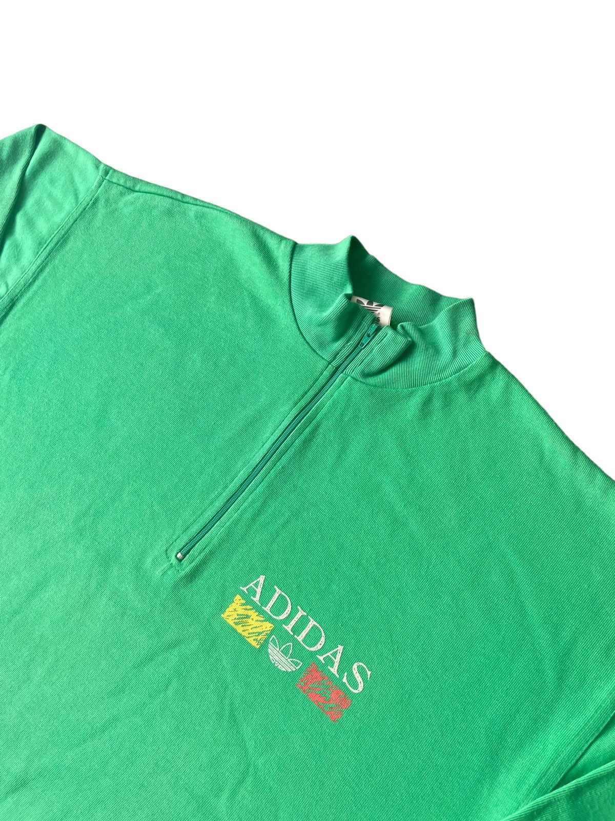 Adidas Vintage Adidas Trefoil Crewneck Size US M / EU 48-50 / 2 - 2 Thumbnail