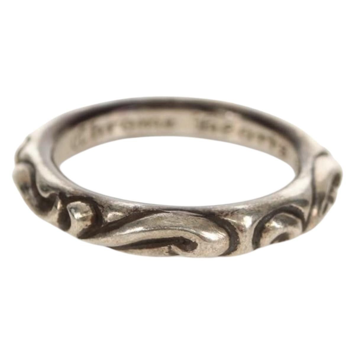 Chrome Hearts Chrome Hearts Scroll Banding Ring Size ONE SIZE - 1 Thumbnail