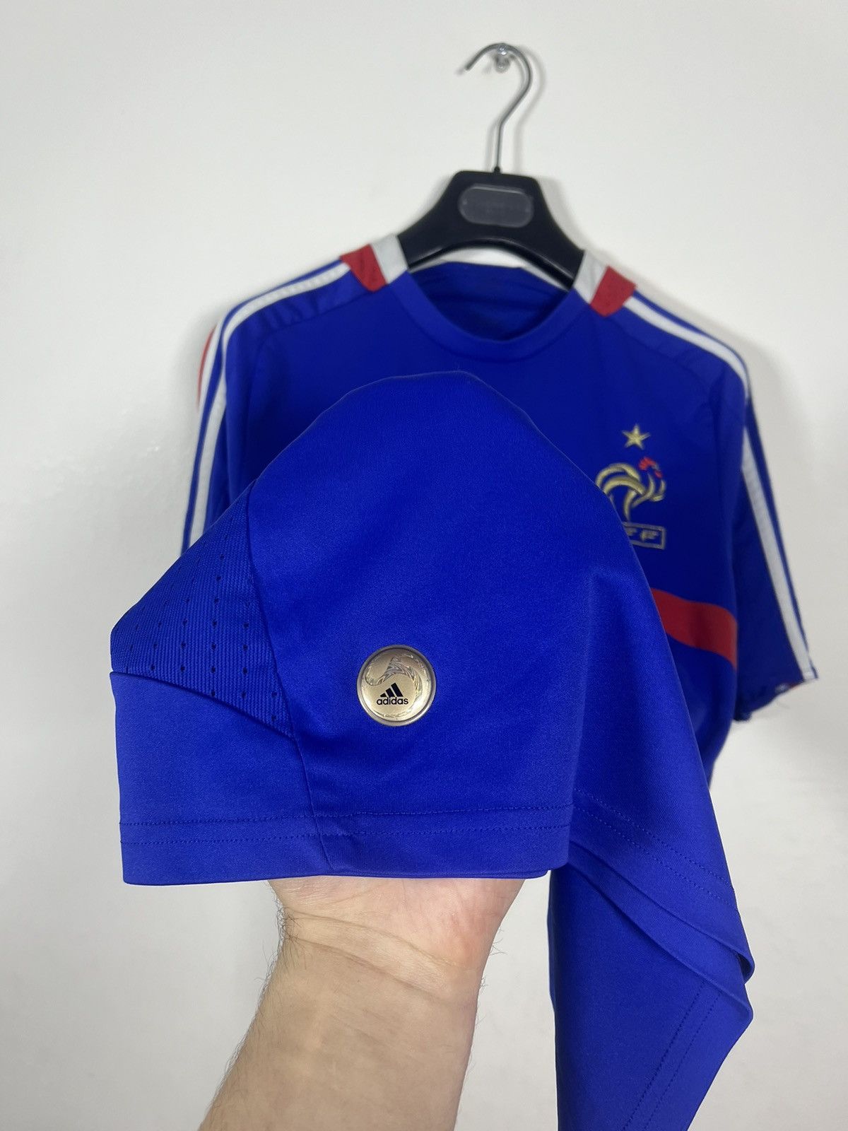 Adidas Adidas France Football Jersey Home 2008 Vintage Streetwear Size US M / EU 48-50 / 2 - 4 Thumbnail