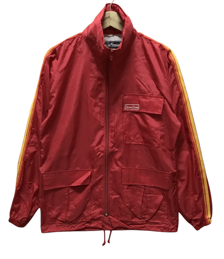 Mizuno Vintage Superstar by Mizuno Sidetape Windbreakers Size US M / EU 48-50 / 2 - 1 Thumbnail