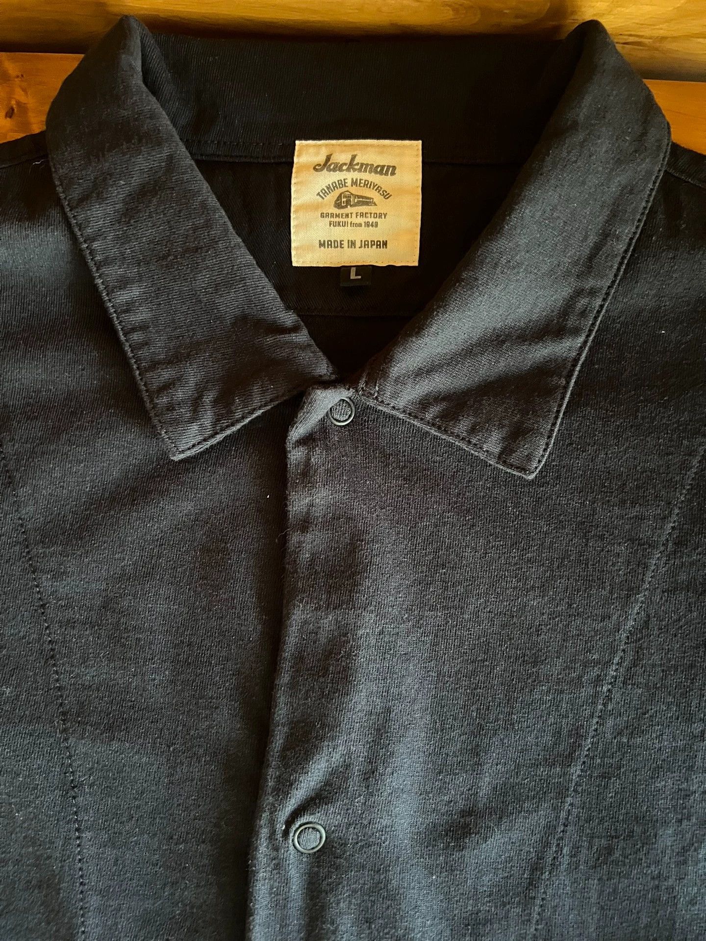 Jackman Jackman BB City Boy Vintage SS Cardigan Dye Wash L Japan Size US L / EU 52-54 / 3 - 9 Thumbnail
