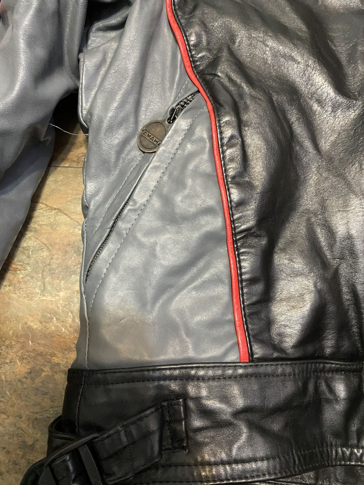 Yamaha vintage yamaha leather jacket Size US M / EU 48-50 / 2 - 4 Thumbnail