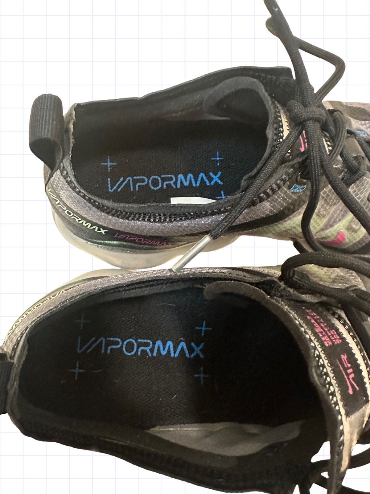 Nike Nike Air VaporMax 2019 PRM black green pink 9.5 running shoe Size US 9.5 / EU 42-43 - 6 Thumbnail